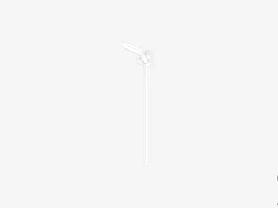 Shower - Hand - Luxury - Vivid Low-poly 3D model