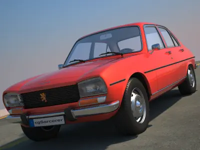  Peugeot 504 3D model