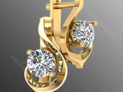 Earrings od57 3D print model