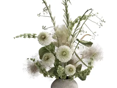 Flower In Vase 115 3D model