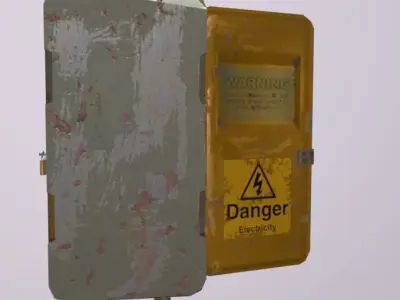 Panel Switch Low-poly 3D model