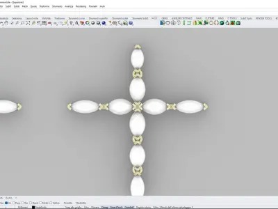 JEWEL CROSS 3D print model