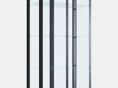 MILSBO Glass-door cabinet 3D model