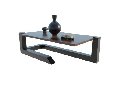 Coffee table Low-poly 3D model
