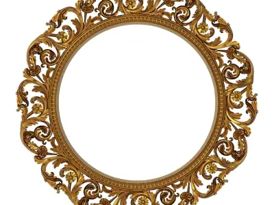 5 carved frames set 3D Model Pack buy