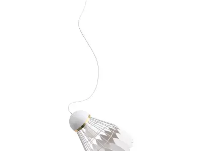 bristol-grlsp-8069 gold pendant light 3D model