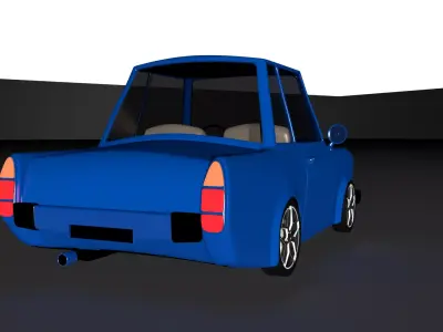 Cartoon Car 3D model