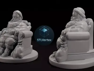 Santa Claus 3D Printable Model 3D print model