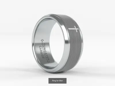 Men Ring Collection 3D Model Pack