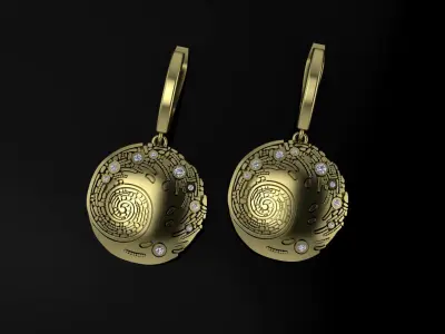 Women Earrings 3dm 3D print model