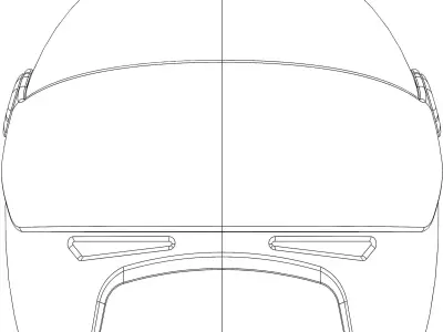 Formula1 Driver Helmet 3D model