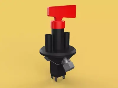 DISCONNECT CUT OFF POWER KILL SWITCH 3D model