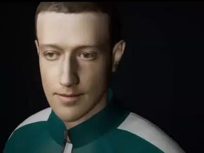 Mark Zuckerberg 3D Unreal Engine 5-coolgames 3D model