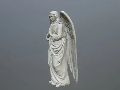 Angel Statue 04 3D print model