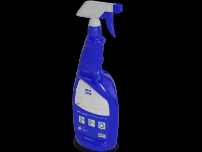 Car cleaning Glass Cleaner Low-poly 3D model