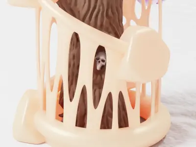 Tree Flower Vase 3D print model