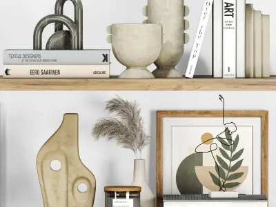 decorative set Vol011 3D model