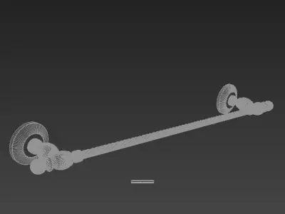 Ottoman Waterside  Towel Long 60cm 3D model