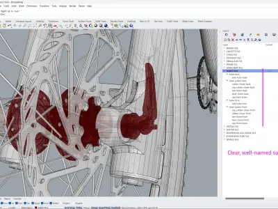 mountain bike trek bicycle 3D model