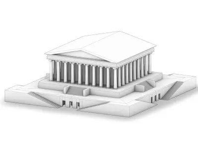 bourse greek model 3D model