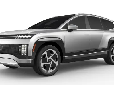 Hyundai IONIQ 9 Limited 2025 Low-poly 3D model