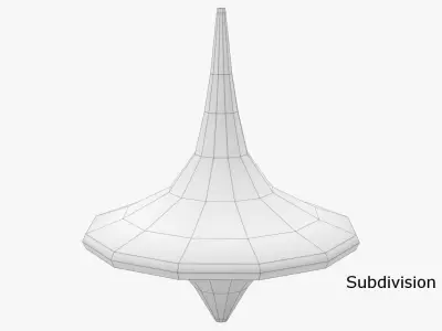 Spinning Top 3D model