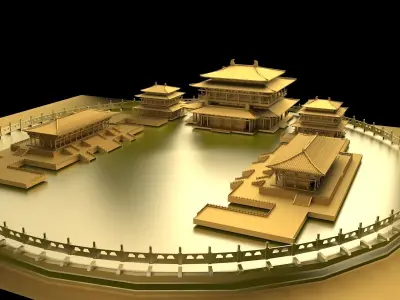 Chinese ancient  3D model