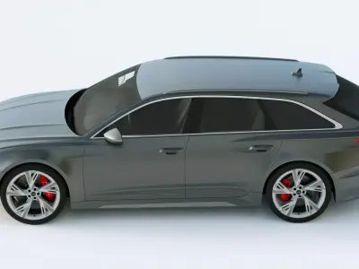 Audi RS6 Avant 2020 3D model