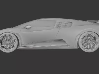 Bugatti Centodieci 3D print model