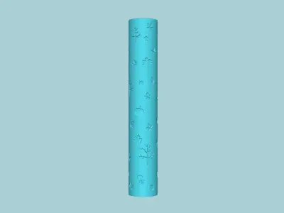 Texture Roll 42 Autumun Negative - Fondant Decoration Maker 3D print model