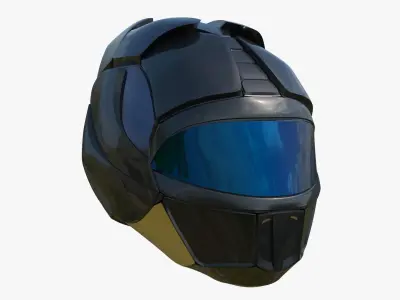 Helmet pack Sculpt Projects 3D model