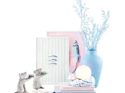 Decoration set Cat Dreams 3D model