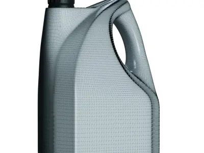 Oil Bottle Product Modelling 3D model