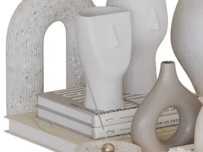Decorative Set-02 3D model purchase