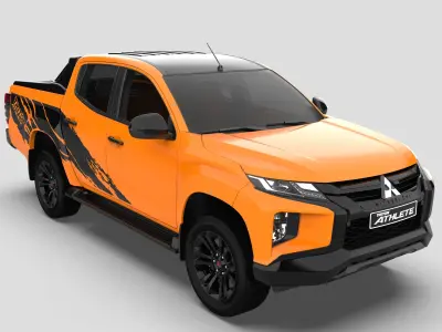 2021 Mitsubishi Triton l200 athlete edition  3D model