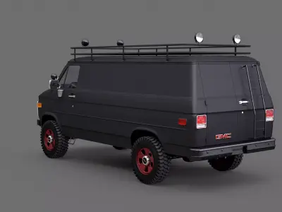 GMC Vandura 1983 4x4 3D model