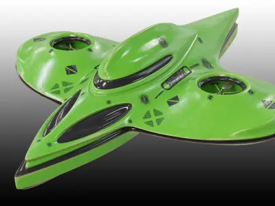 Underwater Drone Concept Low-poly 3D model by Adrian-Kulawik
