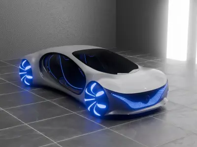 Mercedes benz vision AVTR 3D model