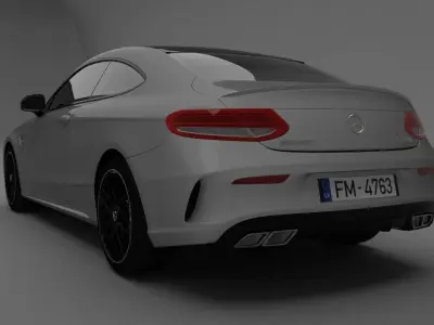 Mercedes-Benz S-Class AMG Sports C217 coupe HQ 2017 3D model 3D model