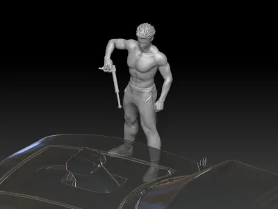 car wash boy 2025 1 3D print model