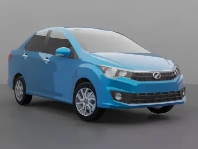 Perodua Bezza D63D 2016 3D model