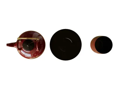 Japanese Tea Set 3D model