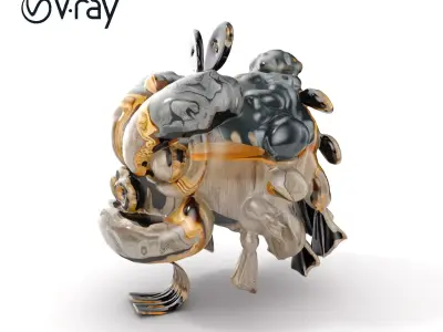 Charming Birdhouse D Model Pack for Various Applications Low-poly 3D model