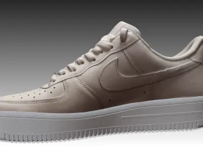 NIKE AIR FORCE 1 LOW SHOES PBR Low-poly 3D model