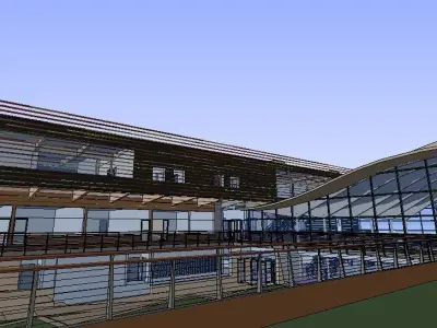 Sketchup Shopping Center M Free 3D model