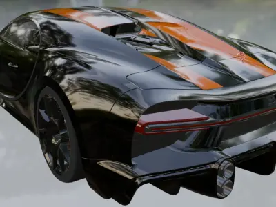 Bugatti Chiron Super Sport 300 3d model 3D model