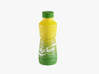 Plastic Sport Bottle Low-poly 3D model