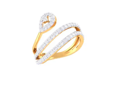 Diamond Ring  3D print model buy