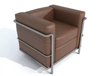 leather chair 3d model Free 3D model