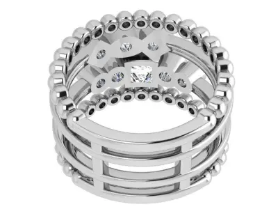 Diamond Ring 3807 3D print model